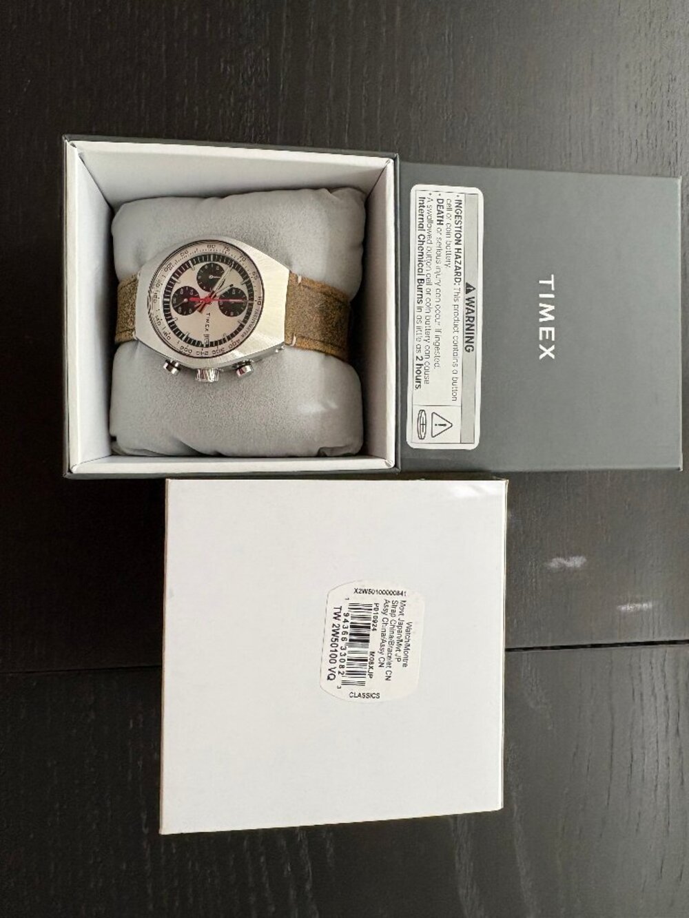 Timex Legacy Tonneau 42mm Leather Strap Watch